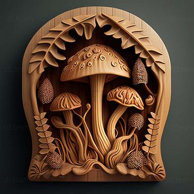 3D model mushroom 3d model (STL)